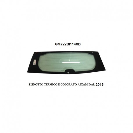THERMAL AND COLORED REAR WINDOW AIXAM FROM 2016