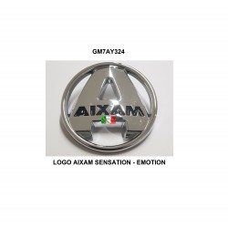 LOGO AIXAM CON FONDO NERO