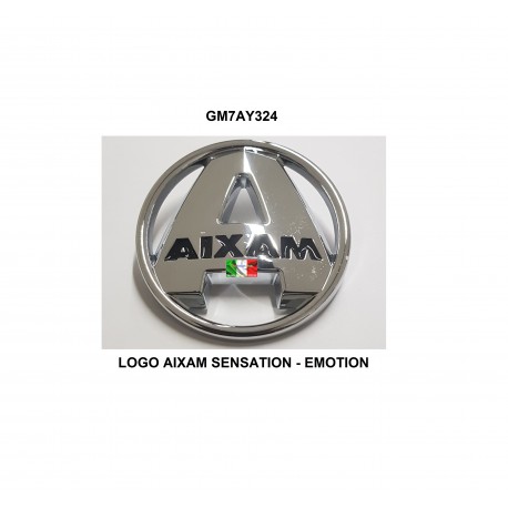 LOGOTIPO DE AIXAM CON FONDO NEGRO