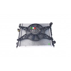 RADIADOR COMPLETO CON VENTILADOR Y BOMBILLA LIGIER - MICROCAR