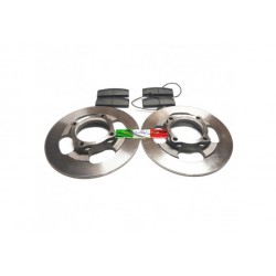 DISQUES AVEC PLAQUETTES DE FREIN LIGIER EN KIT