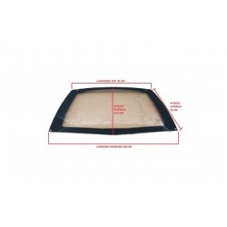LUNETTE ARRIÈRE BLANCHE, NON TEINTÉE, NON THERMIQUE, AIXAM CROSSLINE, TOUS LES MODÈLES