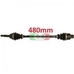 HALBACHSE L. 480 mm.