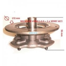BREMSSCHEIBE MIT NABE D.170 NUR FÜR MICROCAR LYRA - VIRGO ALL