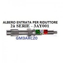 ALBERO ENTRATA PER RIDUTTORE 1-11