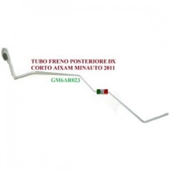 TUBO FRENO POSTERIORE DESTRO CORTO