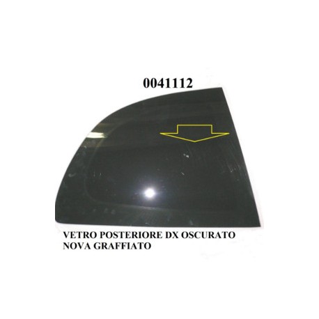 VETRO POSTERIORE DX OSCURATO