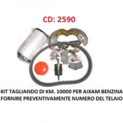 KIT TAGLIANDO DEI Km. 10000 PER MOTORE BENZINA LOMBARDINI