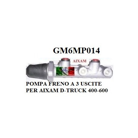 POMPA FRENO A 3 USCITE