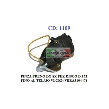 PINZA FRENO DX/SX PER DISCO D.172