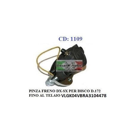 PINZA FRENO DX/SX PER DISCO D. 172