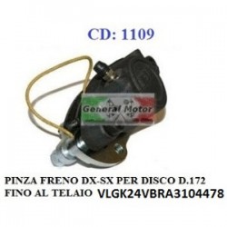 PINZA FRENO ANTERIORE DX/SX PER DISCO D. 172