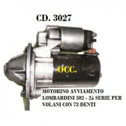 MOTOR DE ARRANQUE 2ª SERIE LOMBARDINI