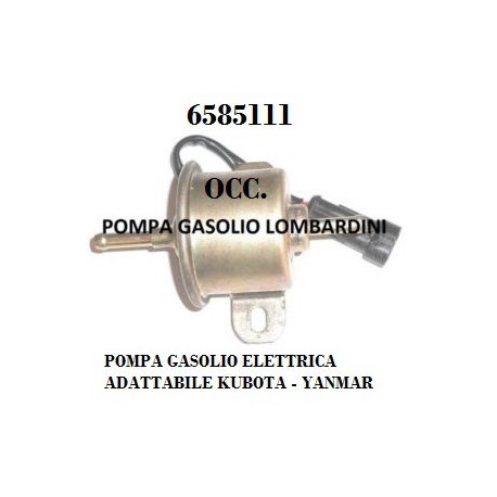 POMPA GASOLIO ELETTRICA LOMBARDINI