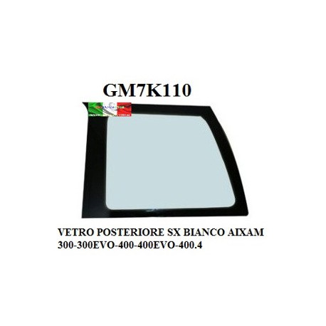 VETRO POSTERIORE SINISTRO INCOLORE