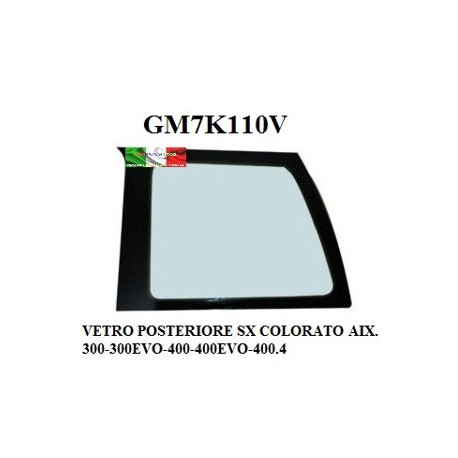 VETRO POSTERIORE SINISTRO INCOLORE