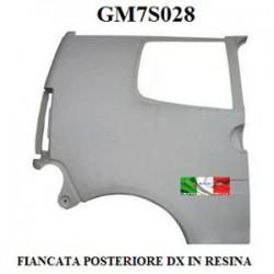 PARAFANGO POSTERIORE DESTRO IN RESINA