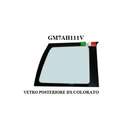 VETRO POSTERIORE FISSO DESTRO INCOLORE