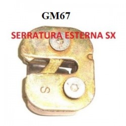 SERRATURA ESTERNA SINISTRA