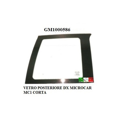 VETRO POSTERIORE DESTRO