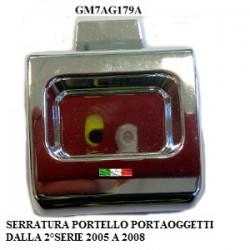 SERRATURA SPORTELLINO PORTAOGGETTI CROMATA