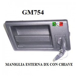 MANIGLIA DESTRA CON SERRATURA E CHIAVE
