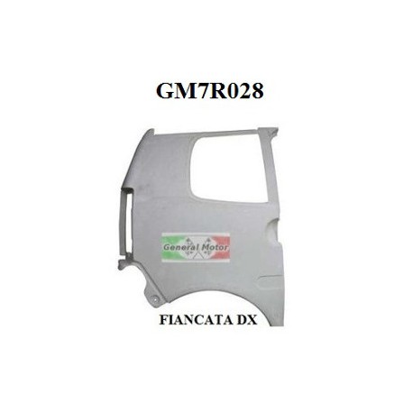 AILE ARRIERE DROITE EN POLYESTER OU FIBRE DE VERRE